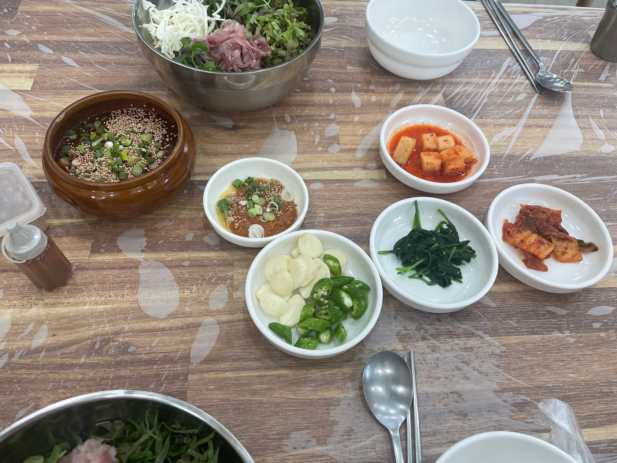 강나루-횟집-기본-반찬