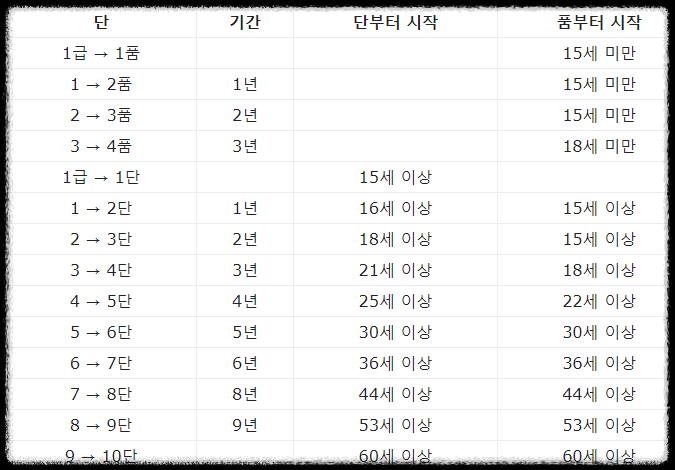 태권도-단-승급심사