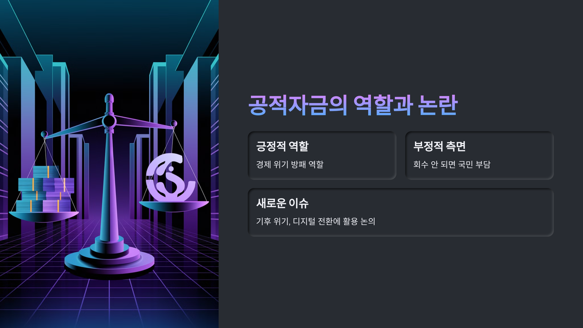 공적자금의 역할과 논란