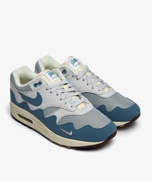 - '물결치는 나이키' 나이키 x 파타 에어맥스 1 노이즈 아쿠아 [Nike x Patta Air Max 1 Noise Aqua ]