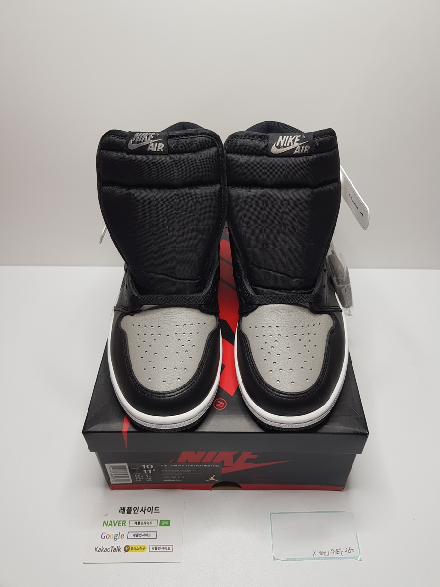  [AIR JORDAN] 에어조던1 OG 쉐도우 555088-013 남성용 (X공장) 실사!