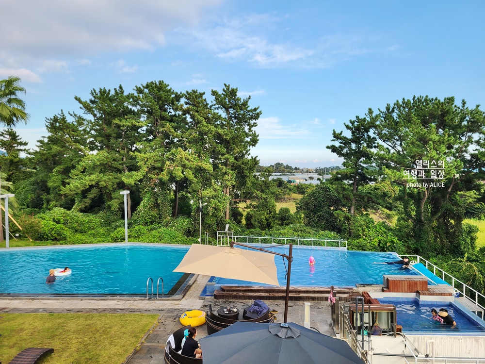 담앤루리조트 서귀포 제주도 가족 숙소 온수풀 수영장 (10월까지 이용가능)