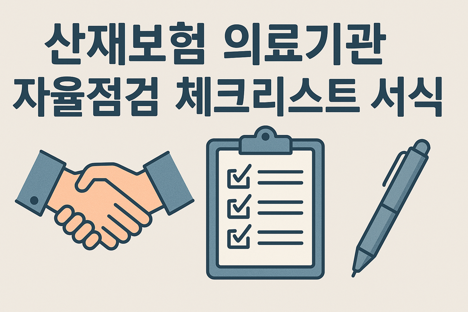 산재보험 의료기관 자율점검 체크리스트 서식