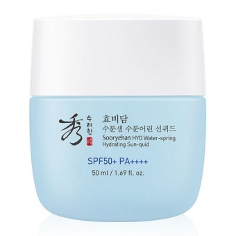 수려한 효비담 수분 선크림