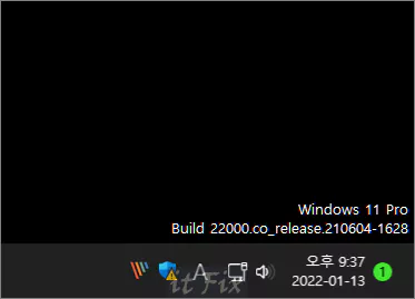 윈도우 버전 표시