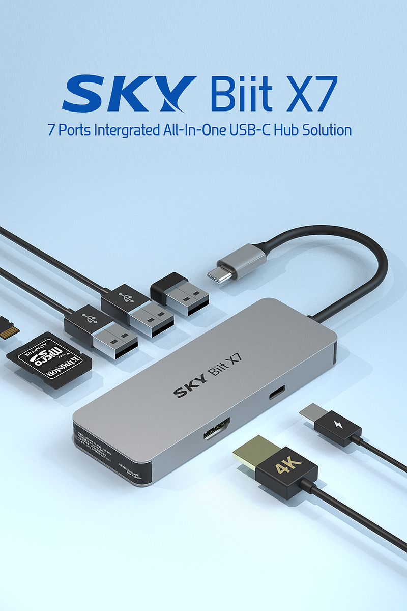  아니 이게...? / 스카이 비트X7 USB-C허브