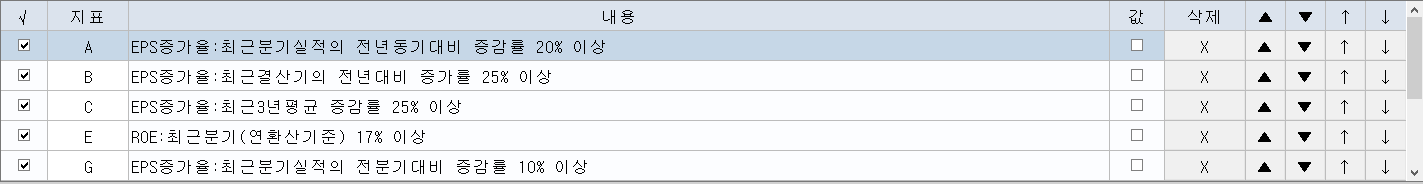 주식-종목-검색식