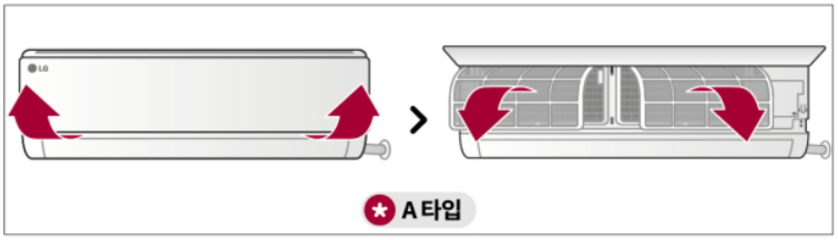 벽걸이 에어컨 청소