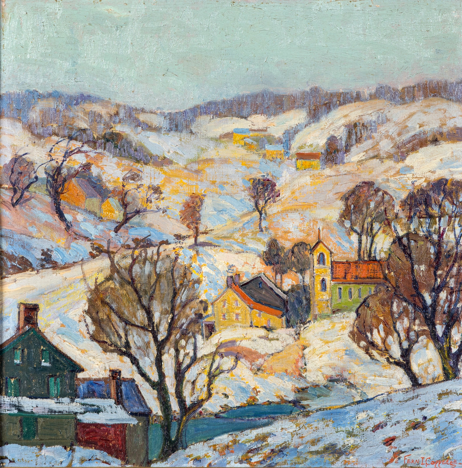 펀 이사벨 코페지(Fern Isabel Coppedge)&#44; 미국&#44; 인상주의&#44; 화가&#44; 1883-1951