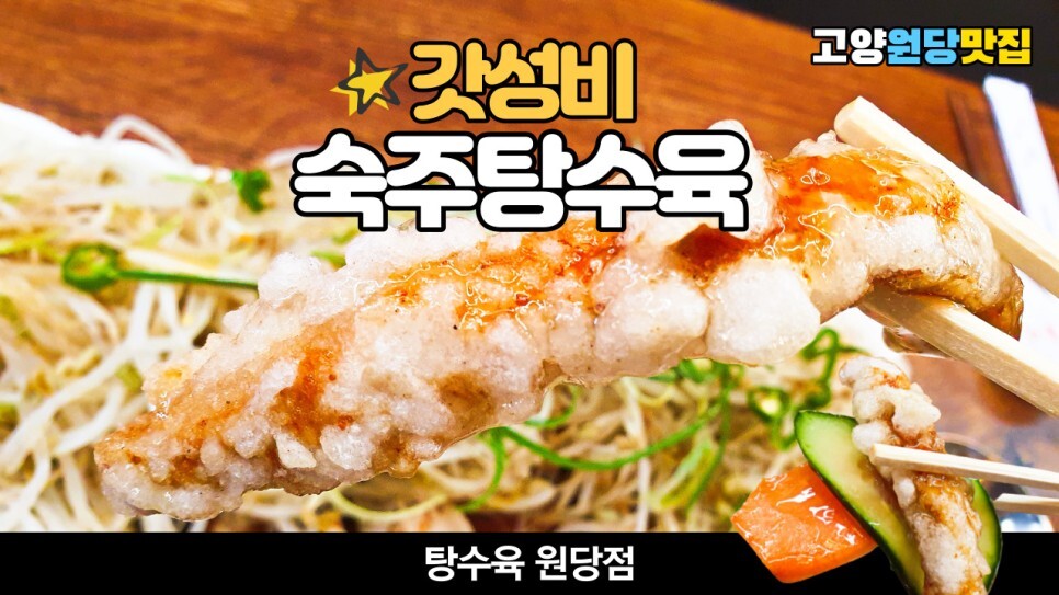  갓성비 숙주탕수육의 고양 맛집 탕수육 원당점을 발견했습니다