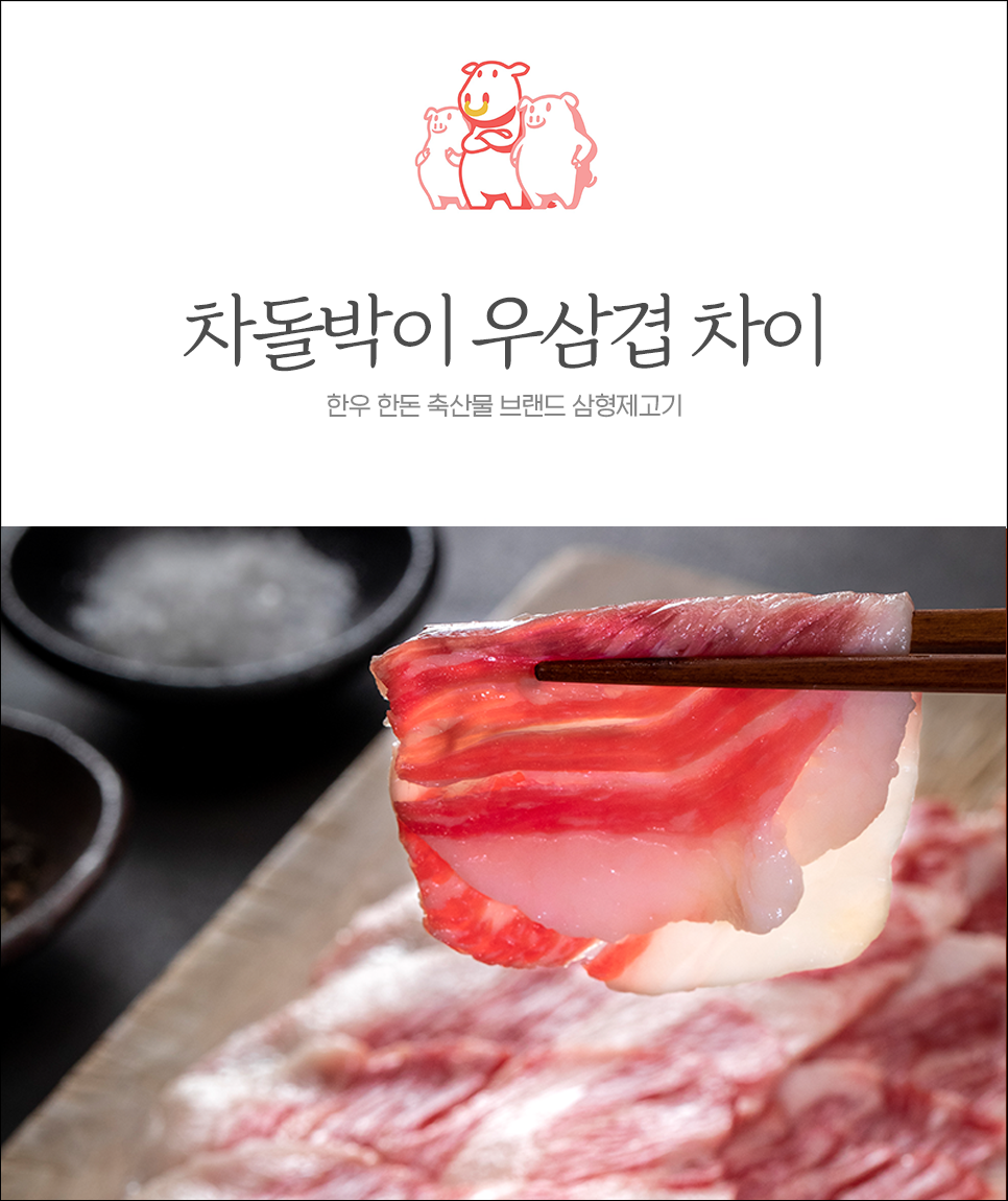  차돌박이 우삼겹 차이 - 부위 맛 칼로리까지 다릅니다!