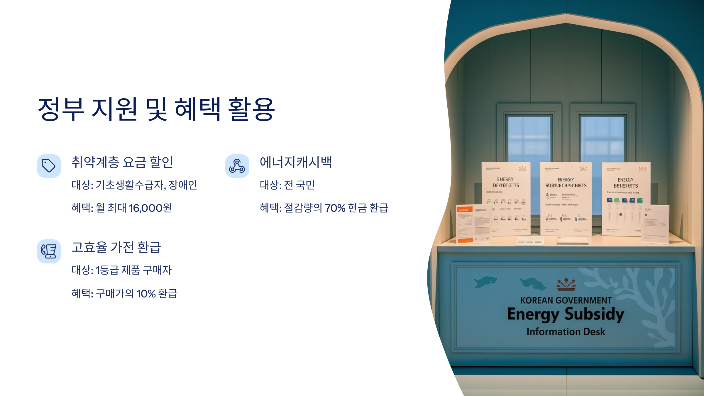 정부 지원 및 혜택 활용