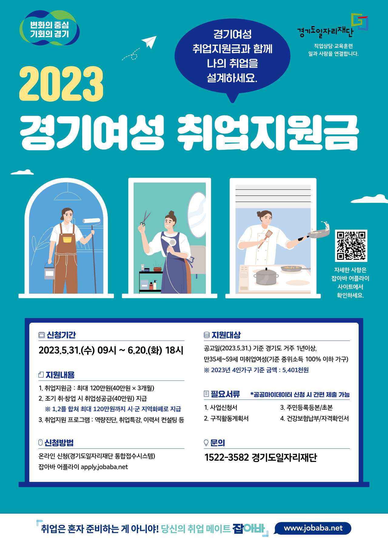 2023 경기여성 취업지원금