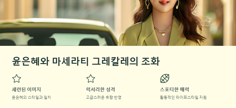 윤은혜의 SUV&amp;#44; 마세라티 그레칼레