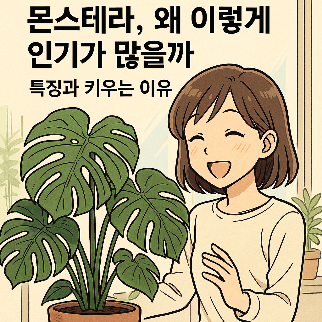 몬스테라 특징과 키우는 이유