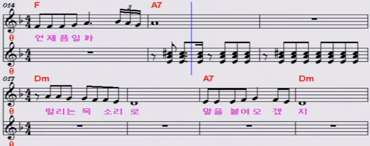 송창식 한번쯤 악보