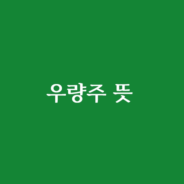  우량주란?