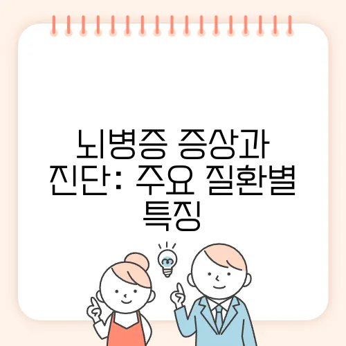 뇌병증 증상과 진단: 주요 질환별 특징