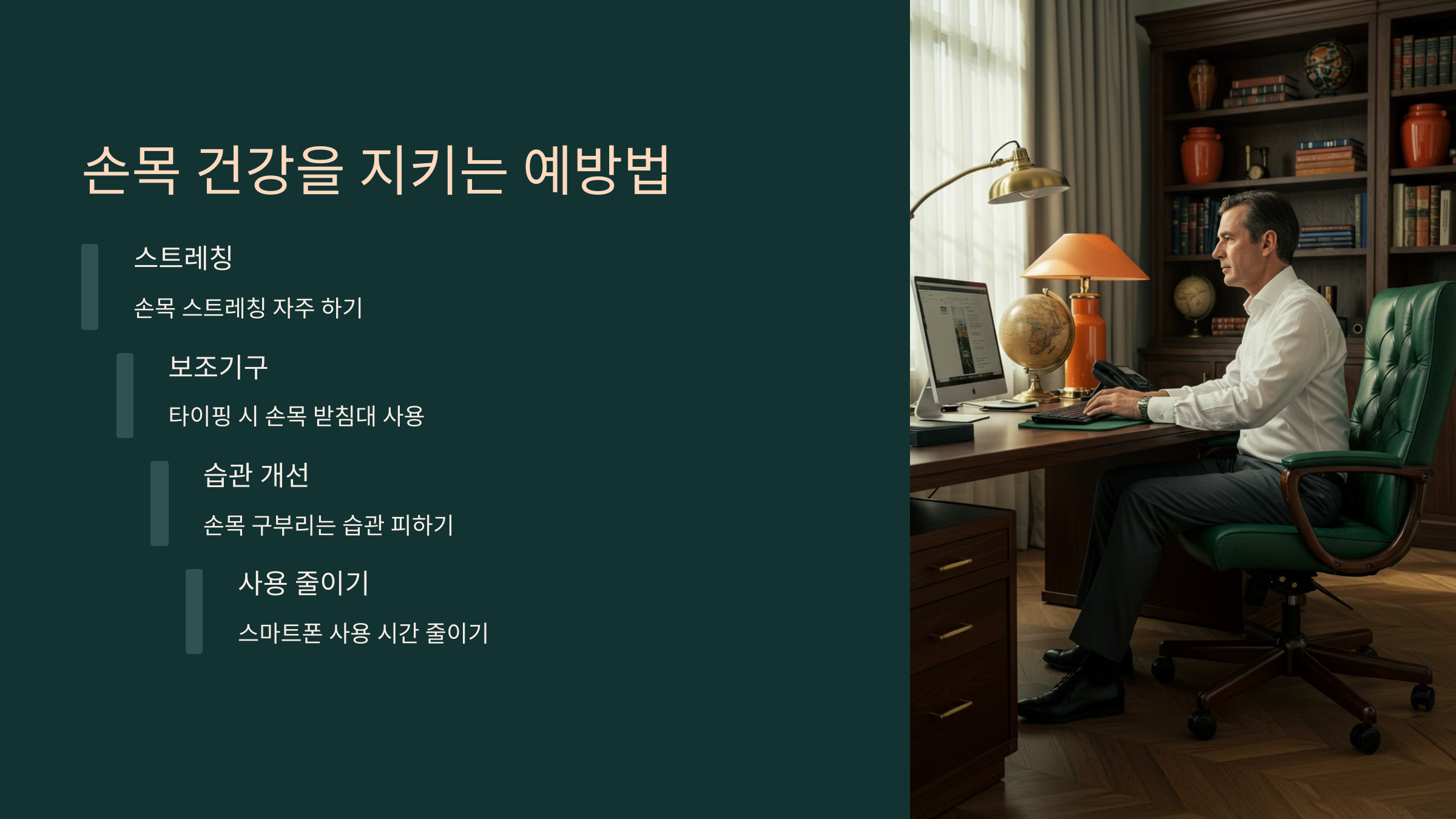 손목 건강을 지키는 예방법
