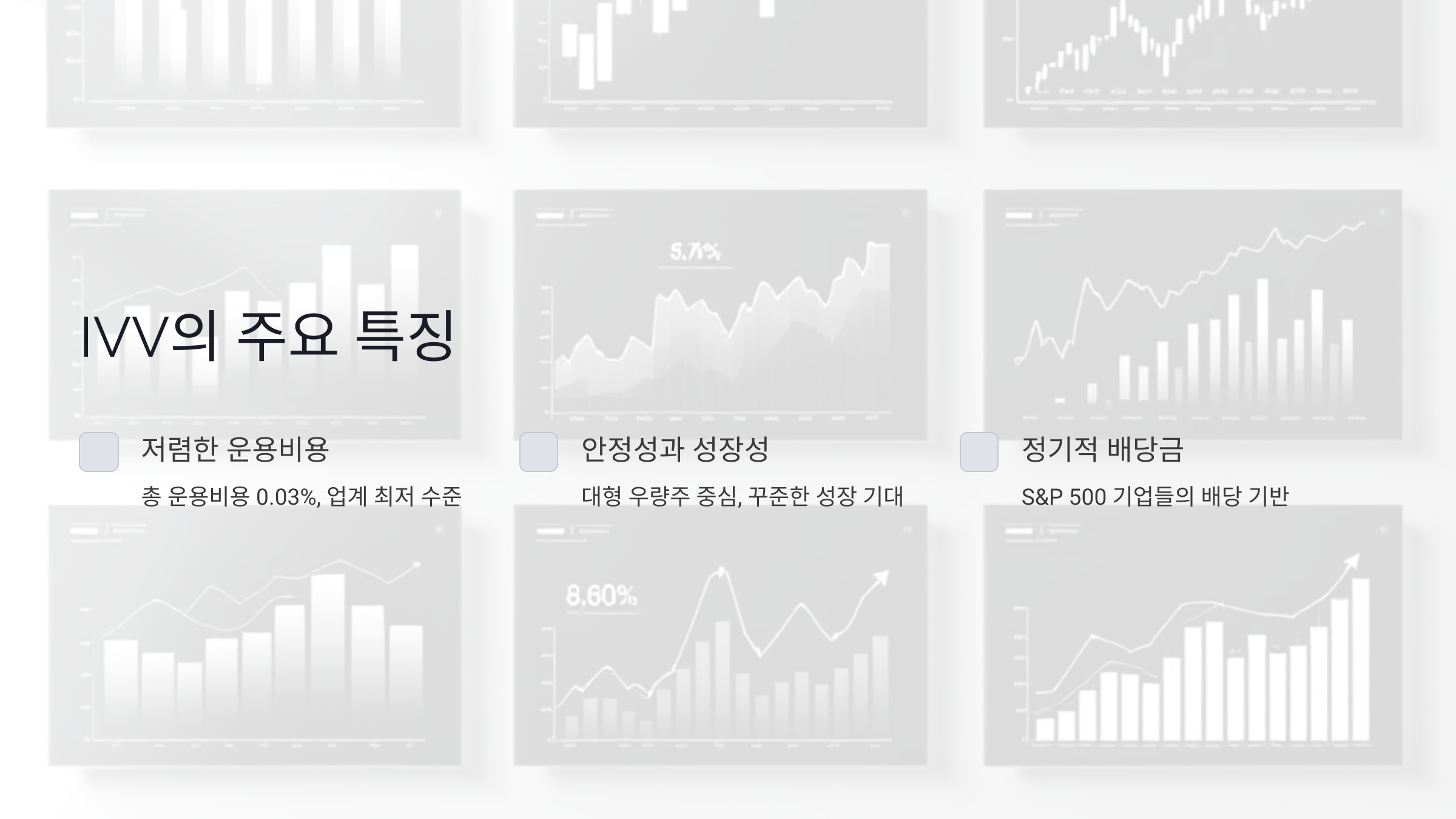 iShares Core S&amp;P 500 ETF(IVV)의 주요 특징 분석