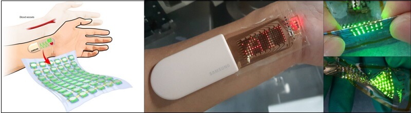  삼성전자 '피부에 붙이는 OLED 디스플레이 개발  Samsung Researchers Prove the Viability of Commercialized ‘Stretchable’ Devices