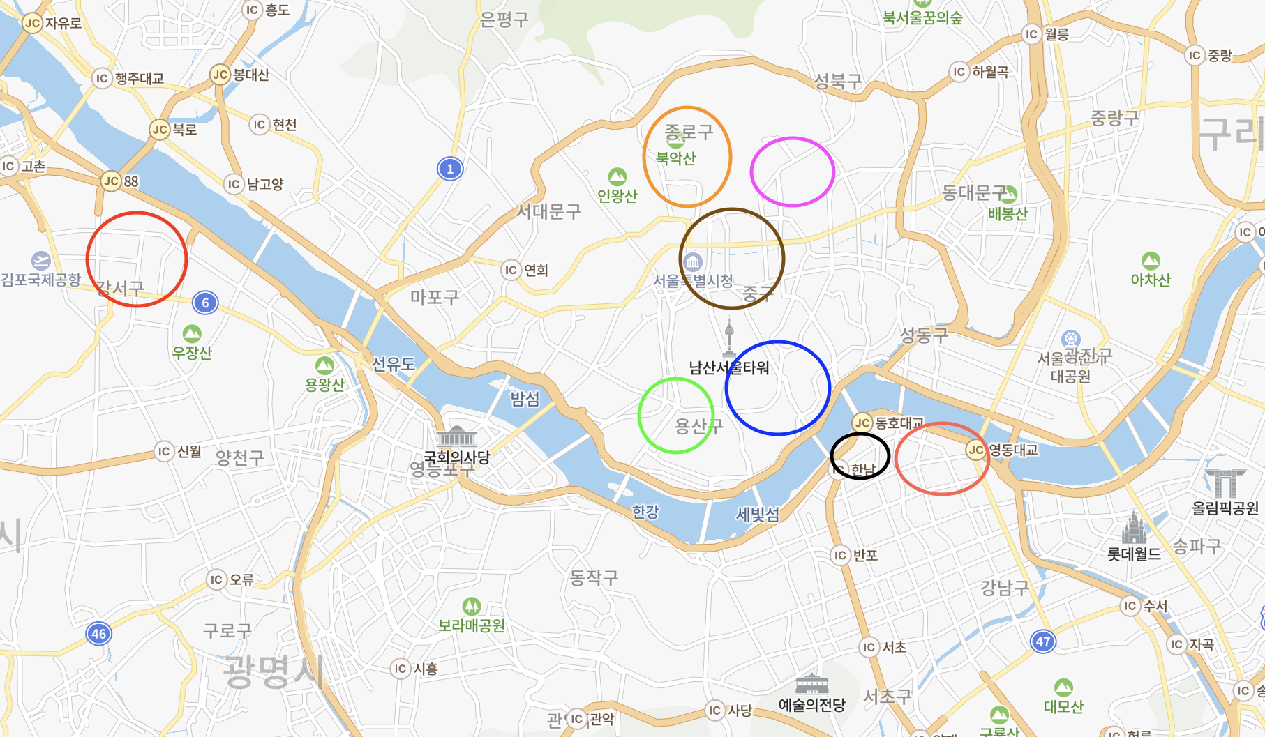 서울-전시회-지도