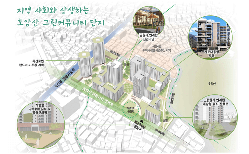 금천구 시흥4동 모아타운 조감도