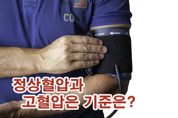 정상혈압과 고혈압의 기준은?