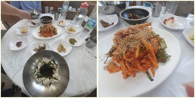 여수 서대회 비빔밥 사진