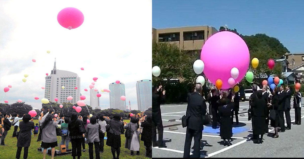  일본에서 유행이라는 풍선장(우주장)