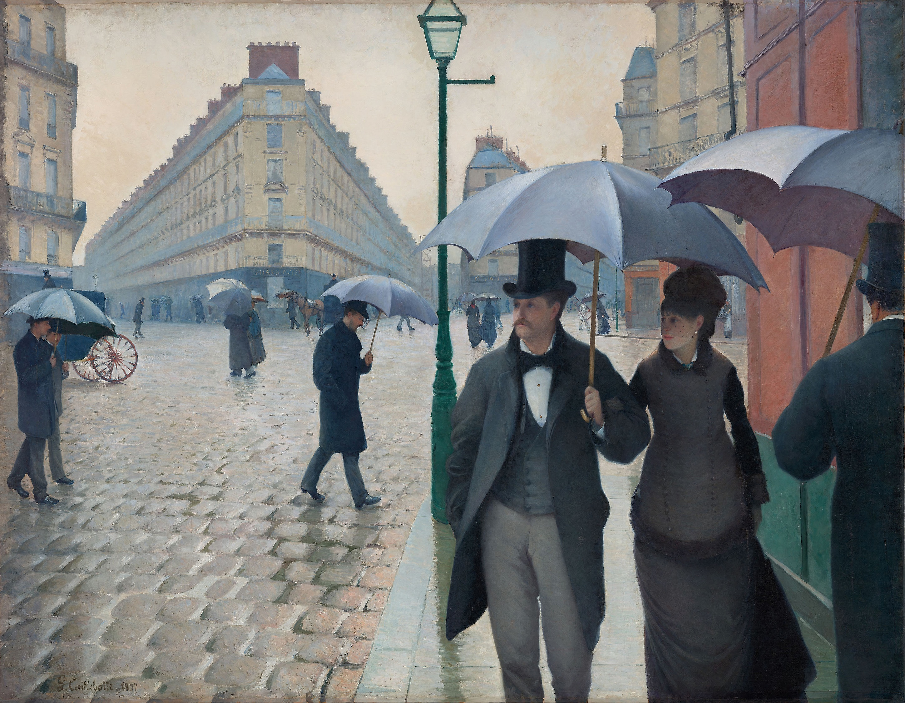 구스타브 칼리보트(Gustave Caillebotte), 프랑스, 화가, 1848-1894
