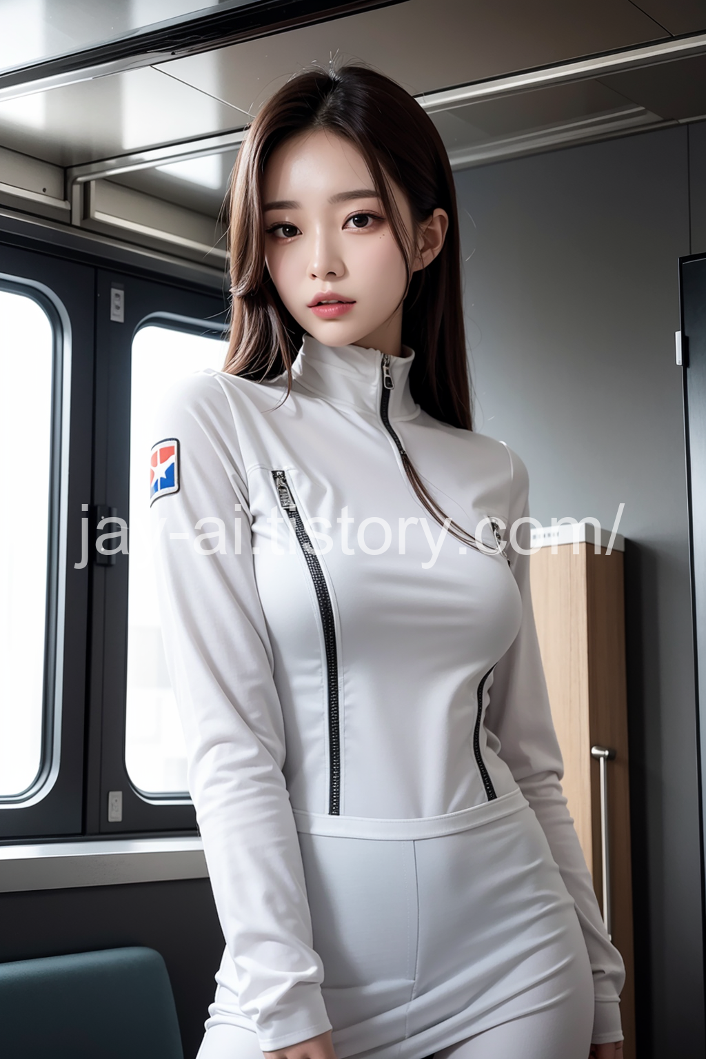  [AI lookbook] 우주비행사 체험 데이트 여자친구