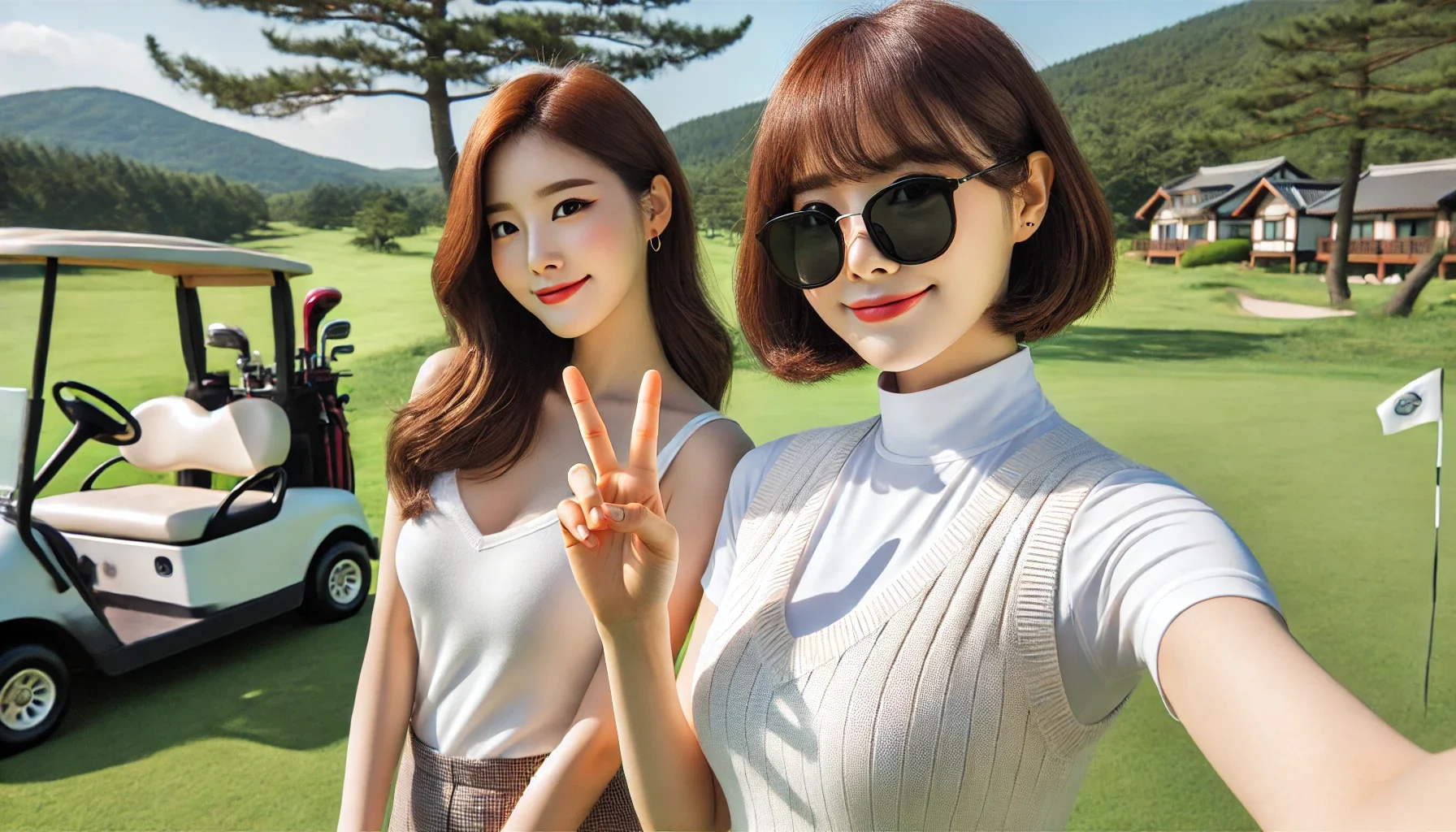 8월 8일 기준 더헤븐CC 1박 2일 골프패키지 가격, 날씨
