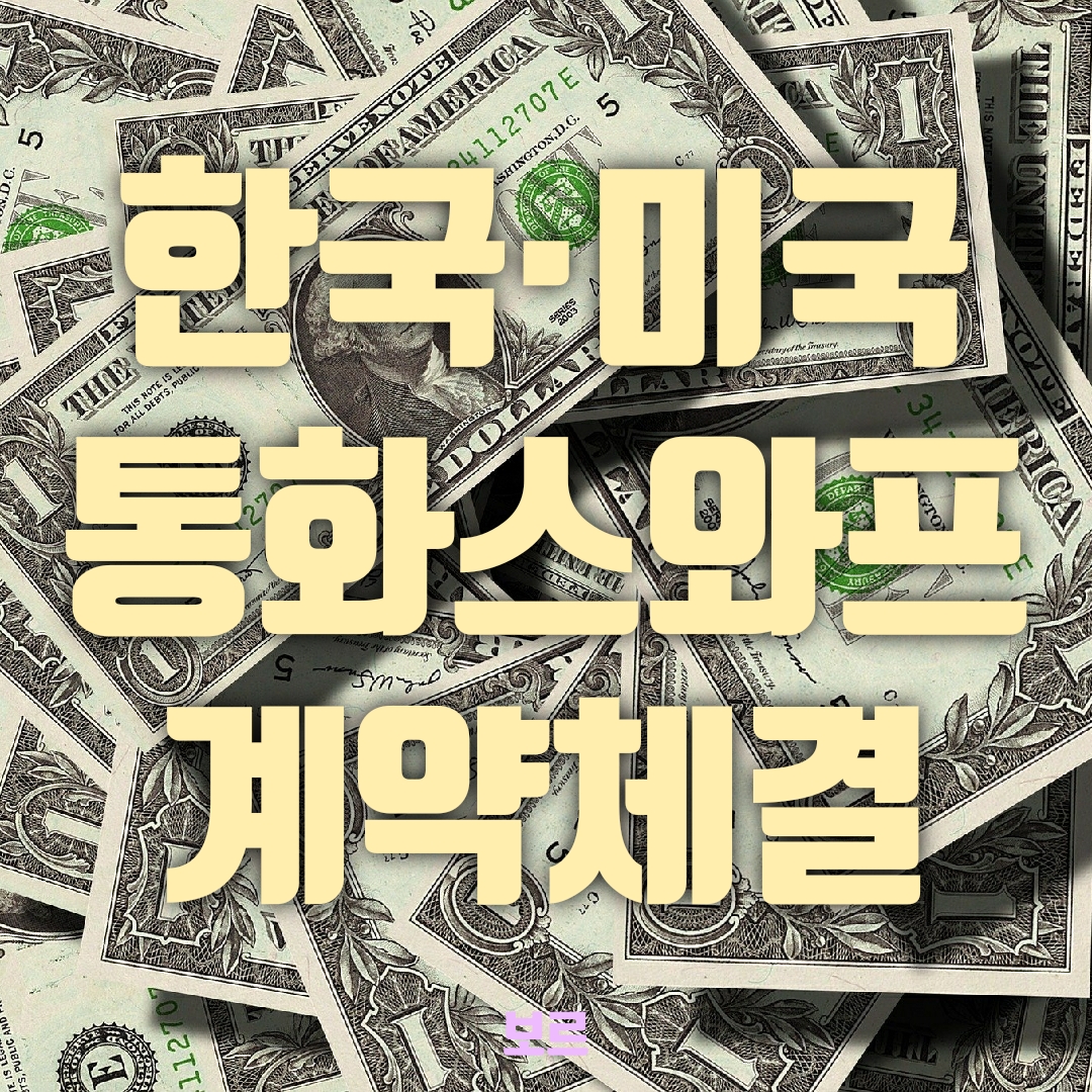  한국 미국 양자간 통화스왑 체결 합의, 한미 통화스와프