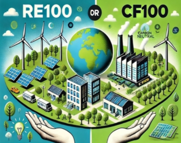 RE100 vs. CF100