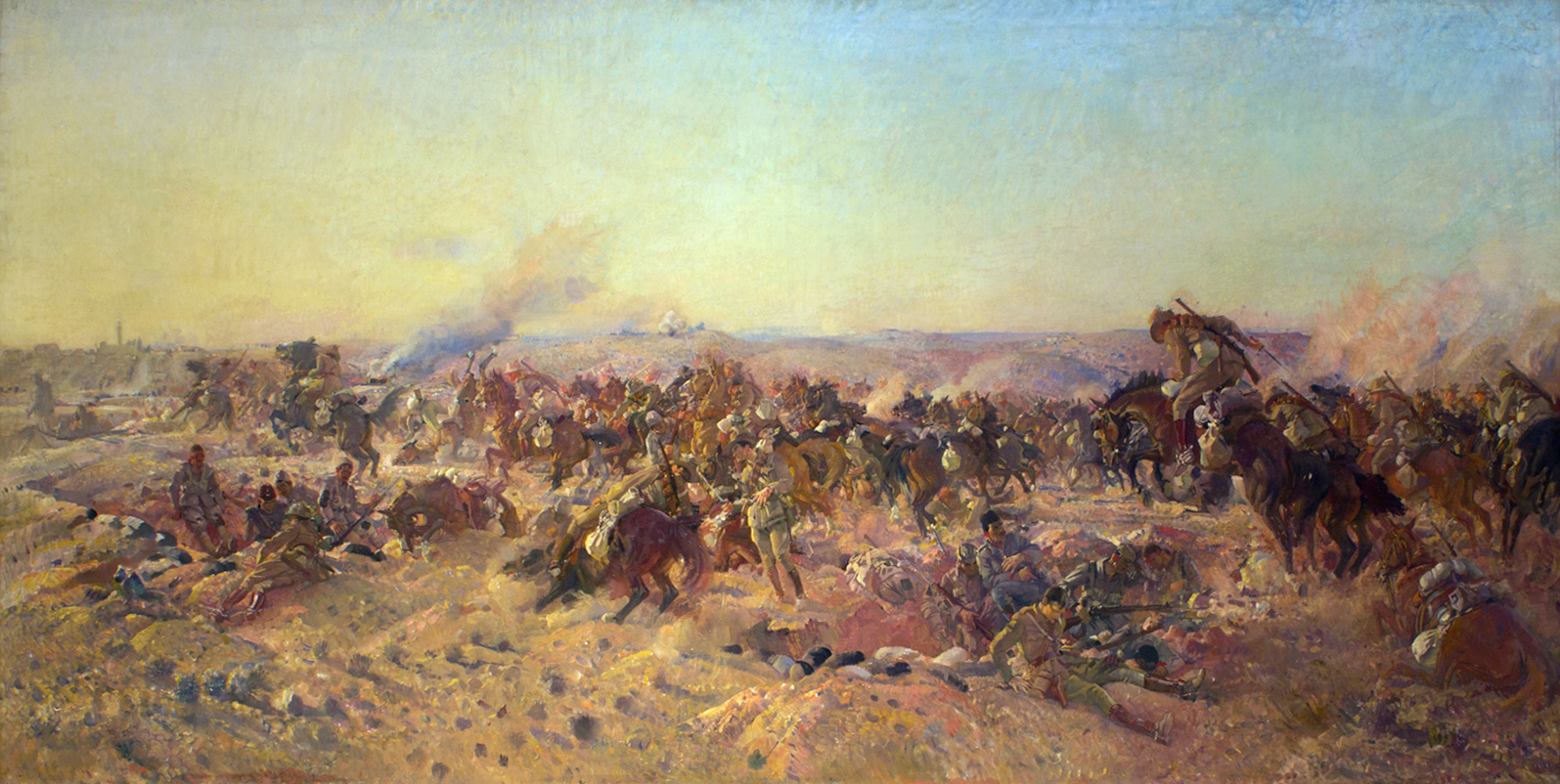 베르샤바 전투 오스트레일리아 제국군 경기병대의 돌격