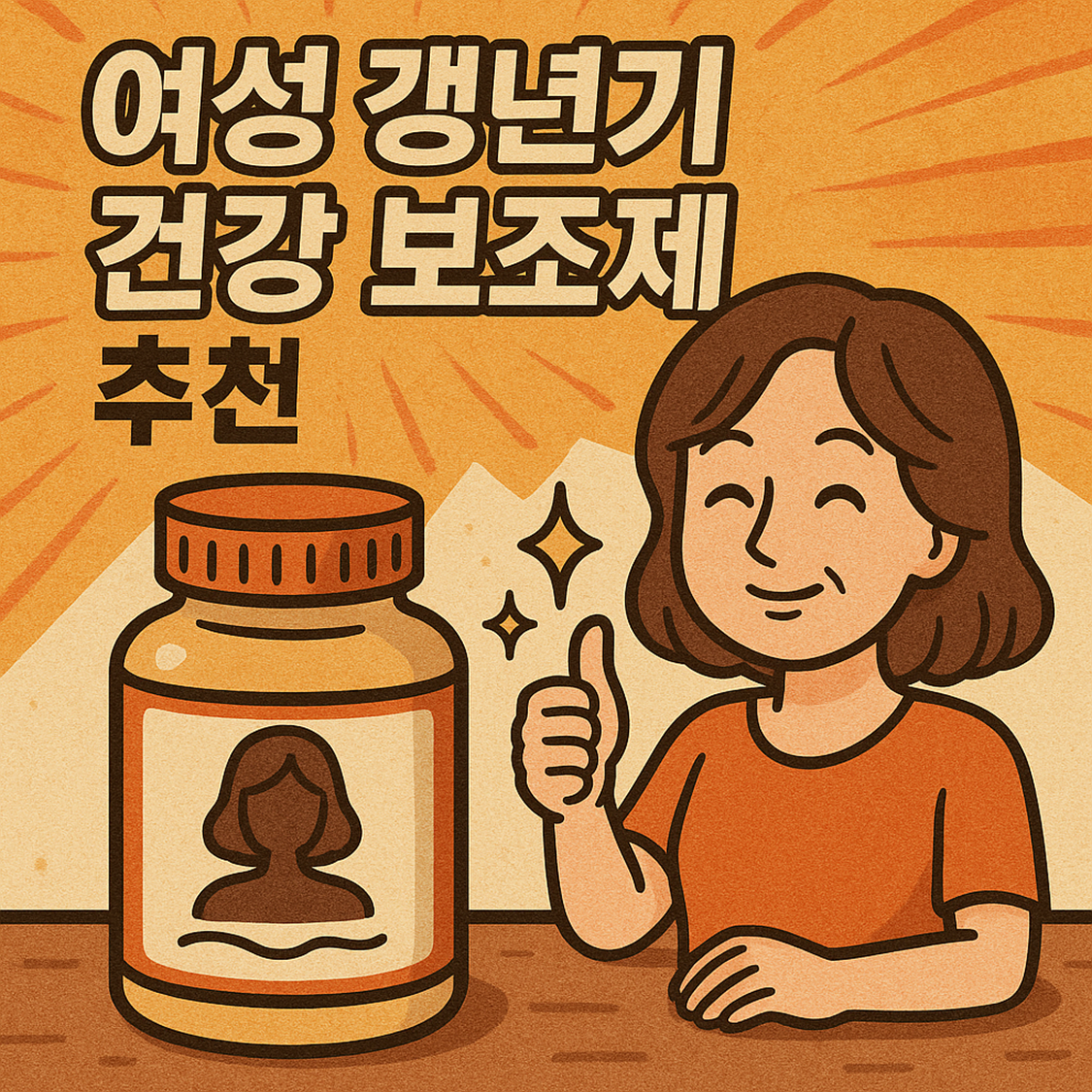 여성 갱년기 건강 보조제 추천