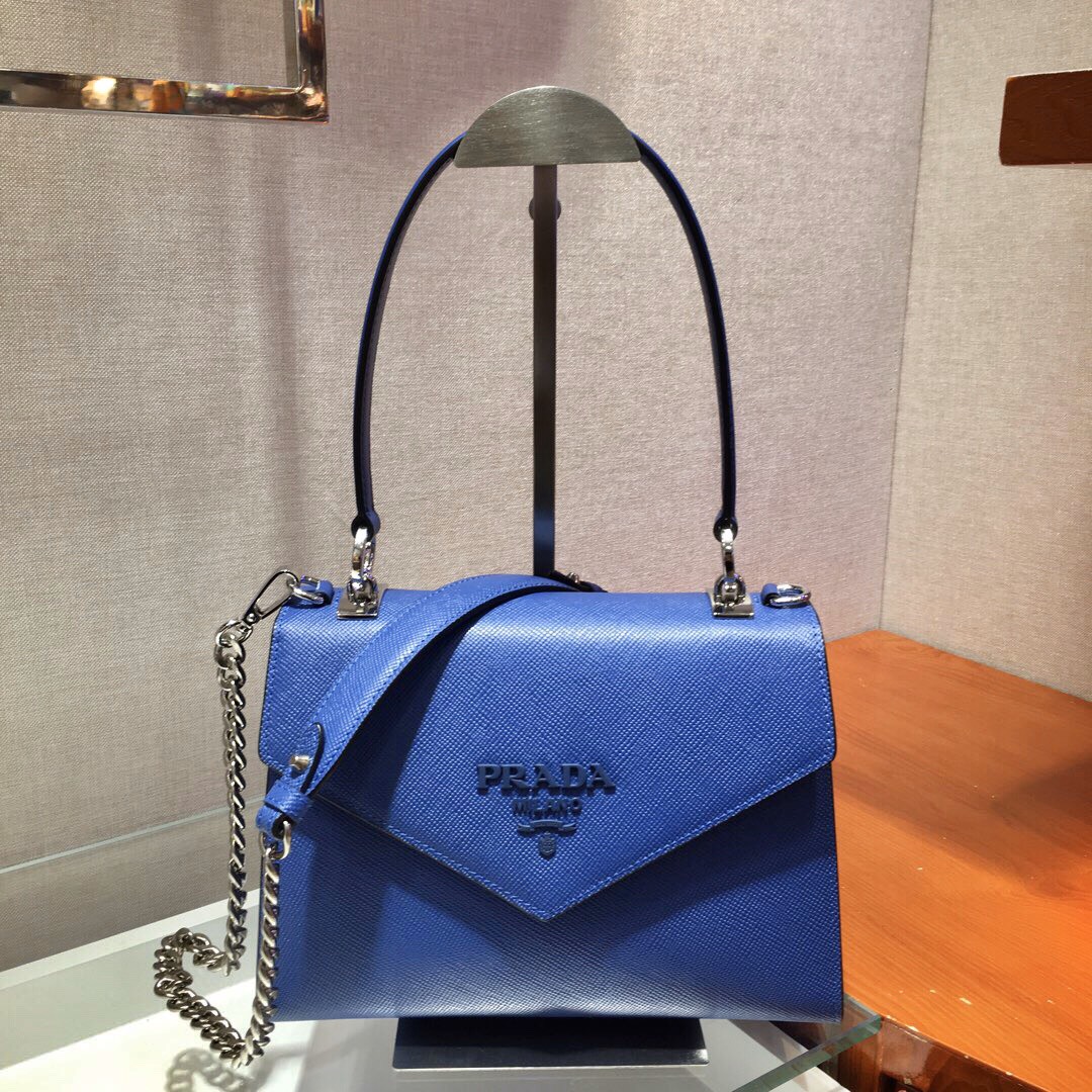  [PRADA] 프라다 모노크롬 사피아노 토트백 1BA186 2ERX F0632 (3 COLOR)