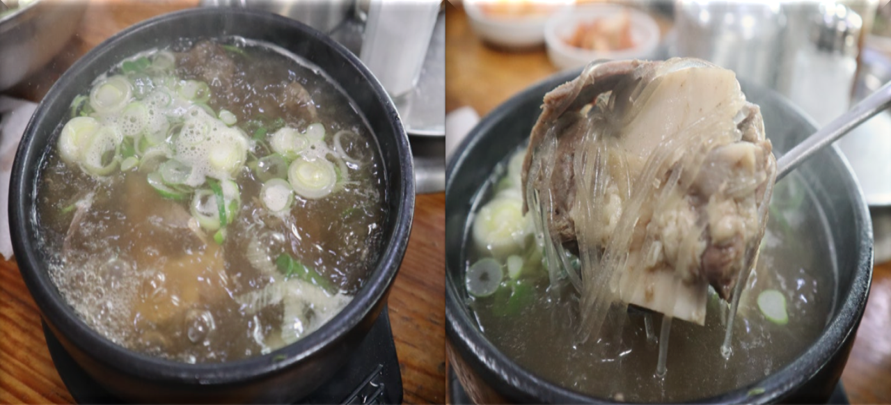 인천-소뼈-우거지해장국-평양옥의-갈비탕