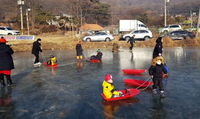 강화 양오낚시터 빙어축제