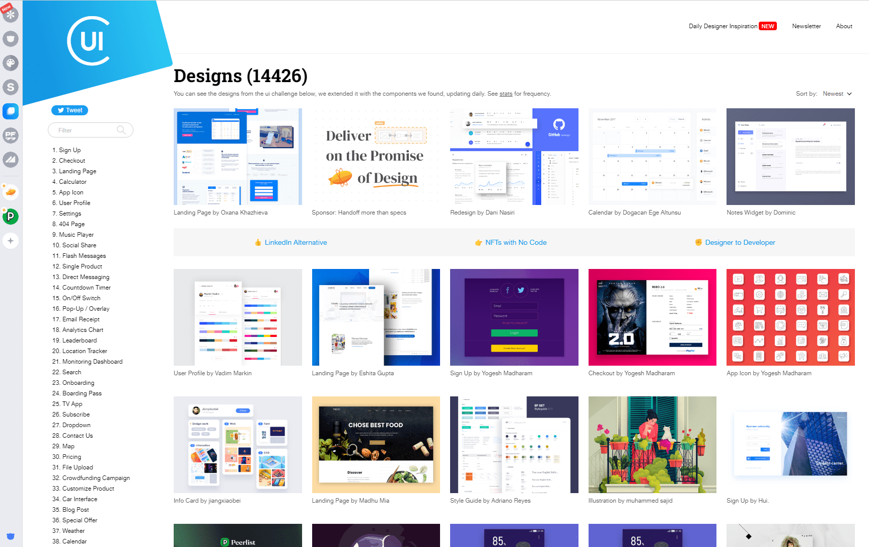 UI-UX-design-reference-sites-Collect-UI