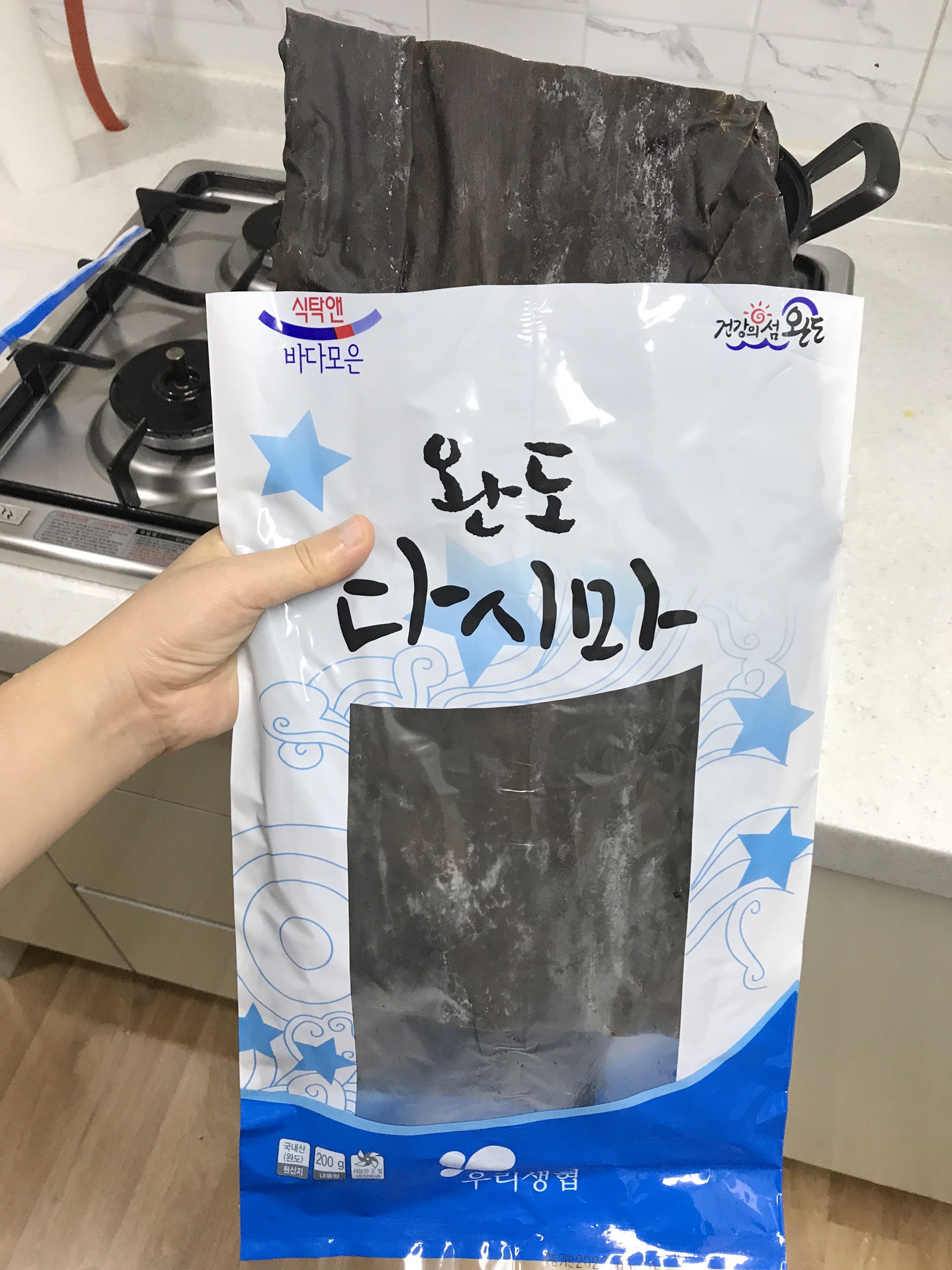  바다맘 완도 다시마, 우리생협 완도 다시마, 육수용 다시마