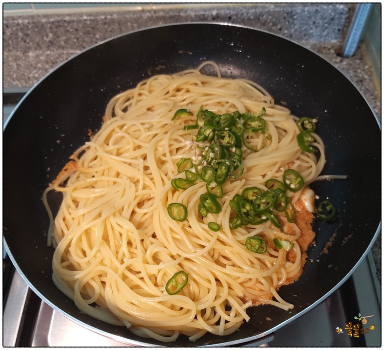 명란 파스타 명란파스타 만들기-명란오일파스타 1