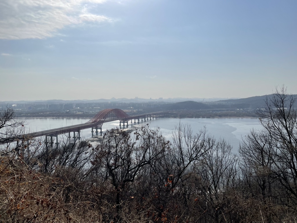 행주산성에서 바라본 한강