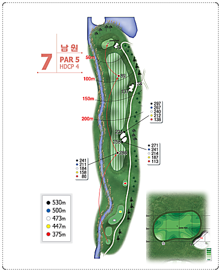 군산CC 남원 코스 7번 홀