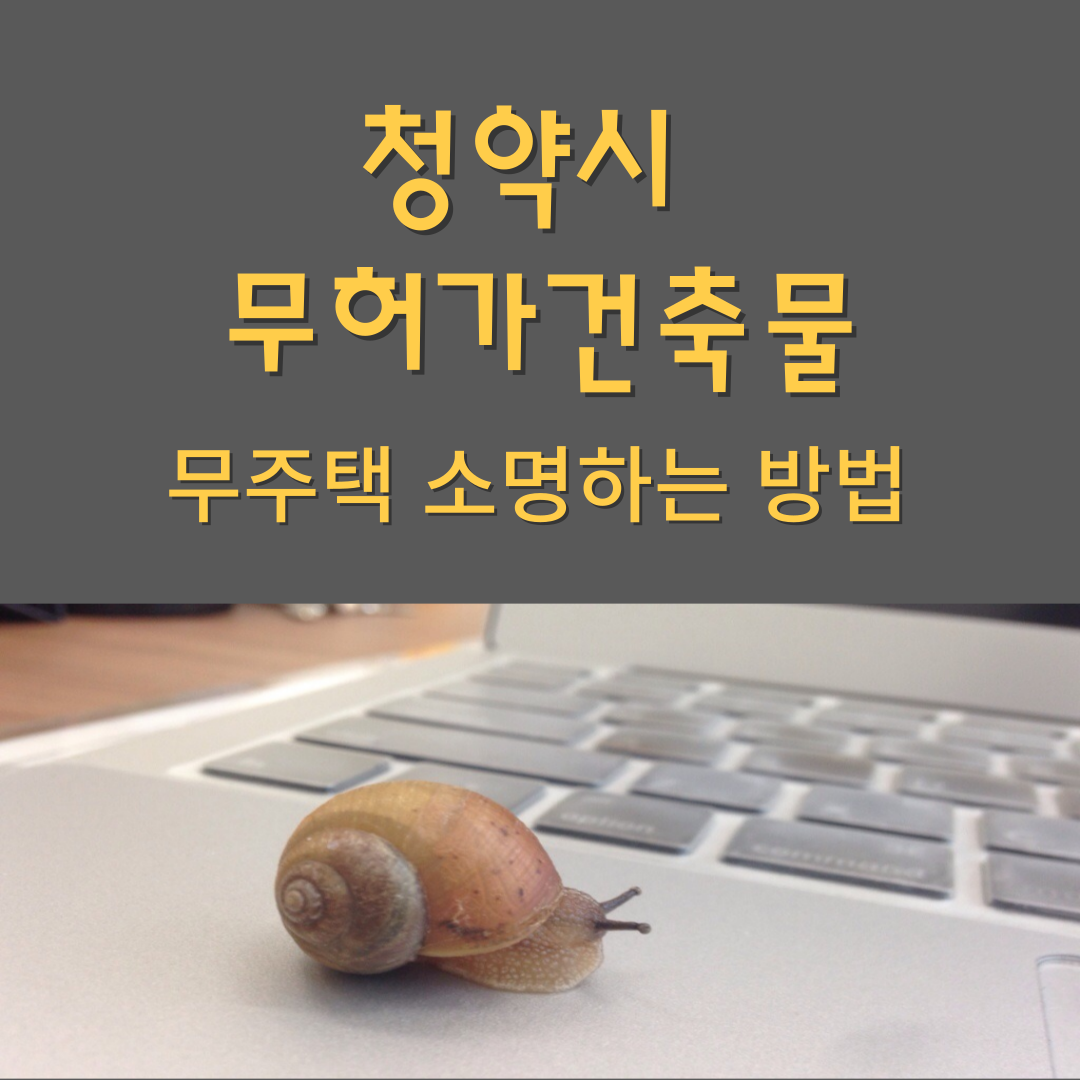 청약시 무허가건축물 소명