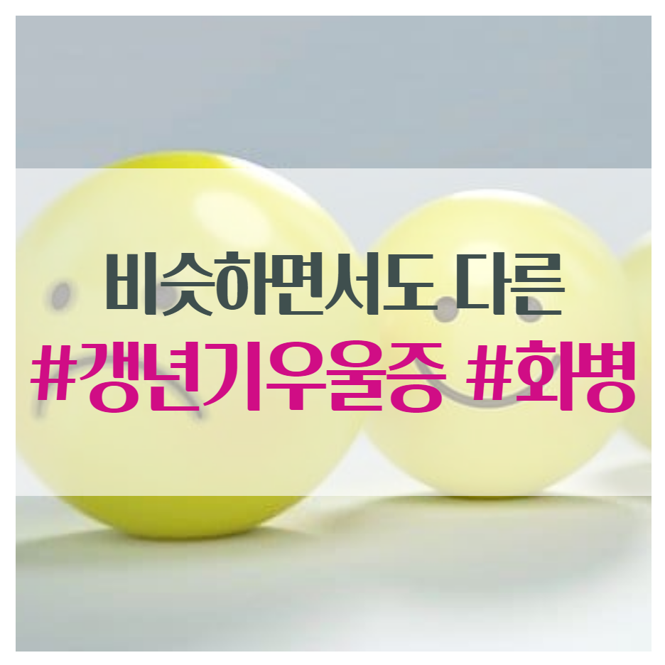  비슷하면서도 다른 갱년기 우울증과 화병, 여성 갱년기 우울증 증상과 관리하는 법 알아봐요