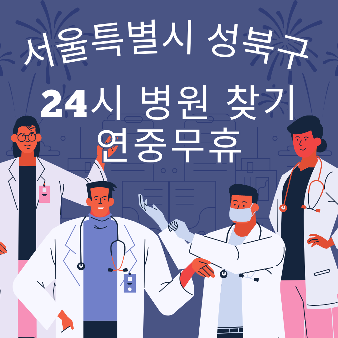 서울특별시 성북구 24시 야간 및 일요일 주말 진료 병원