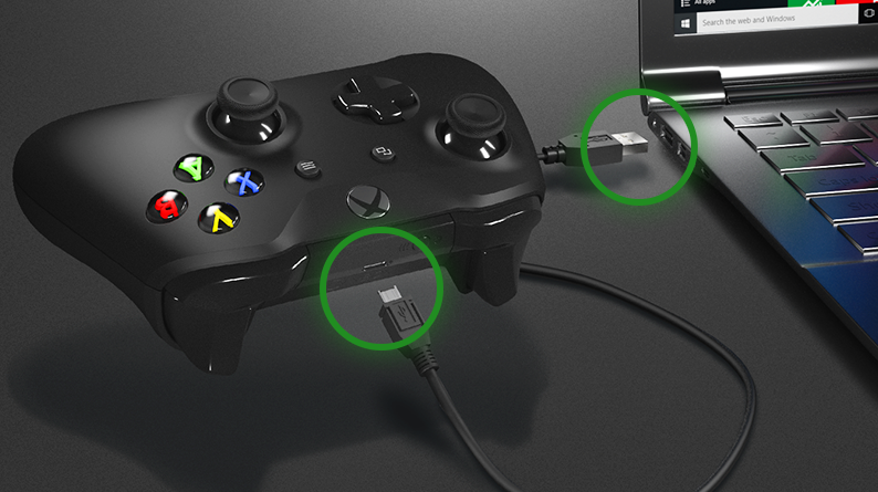 Xbox 패드 윈도우10 유선 연결 방법
