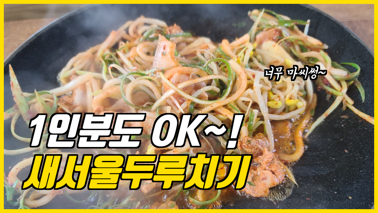  여행일기_1인분도OK~!제주도 새서울두루치기(이중섭거리 근처)